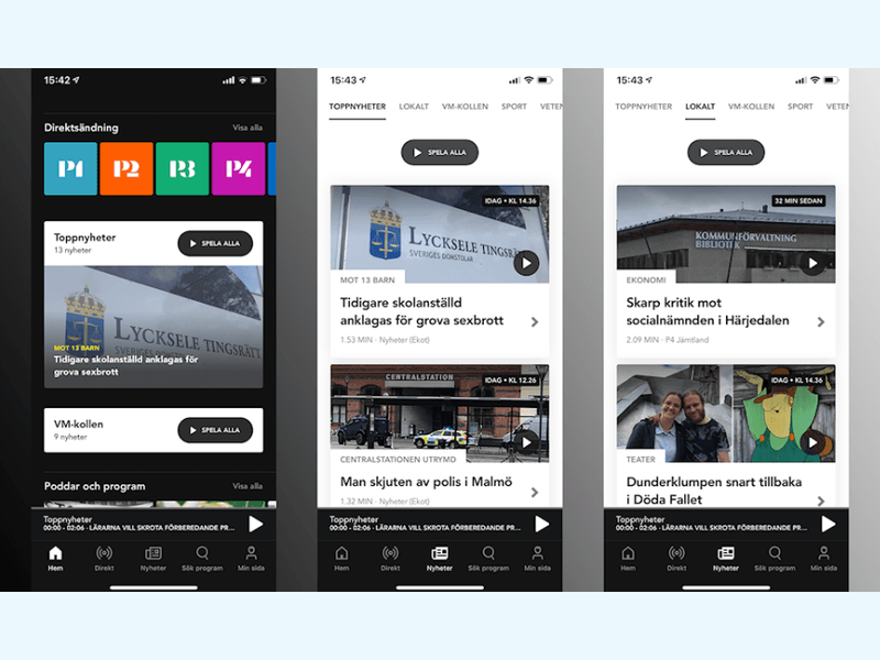 Innovations in audio news curation: Swedish Radio case study